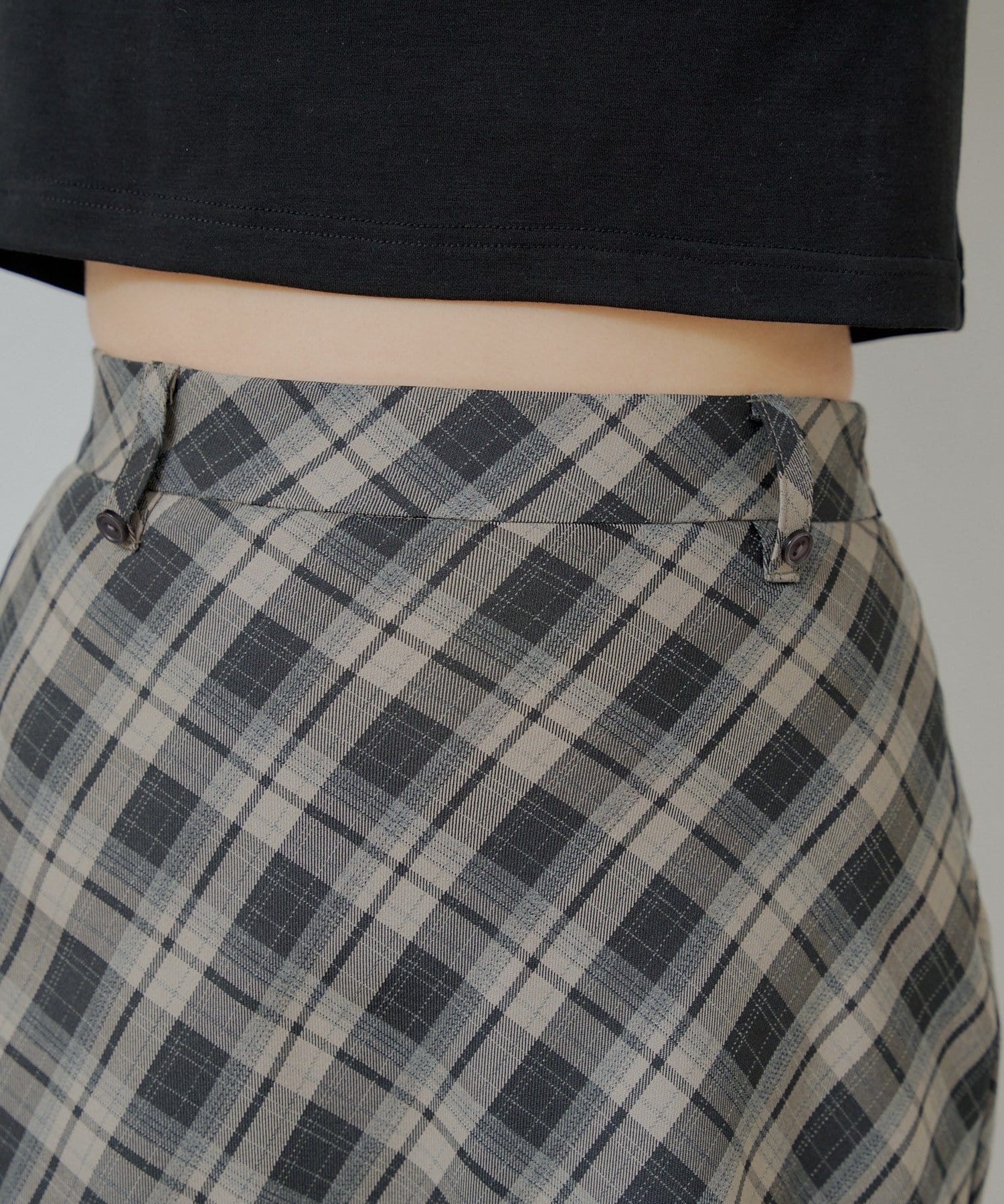 OUTLET(アウトレット) 【Chico】チェックミニボックススカート