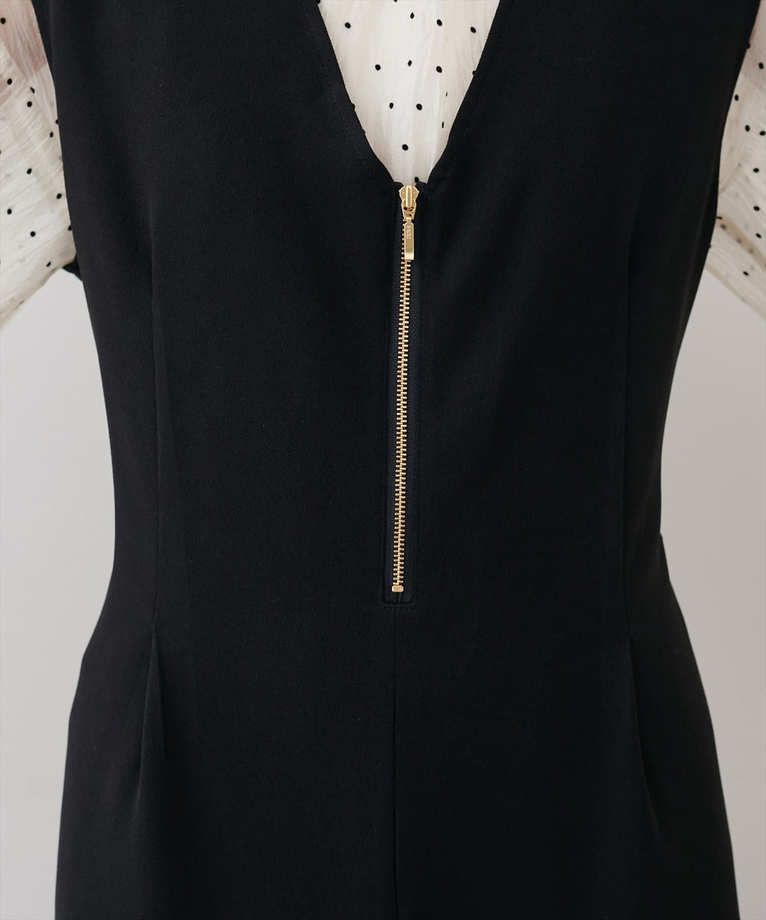 natural couture(ナチュラルクチュール) ストレッチタック入りジャンスカ