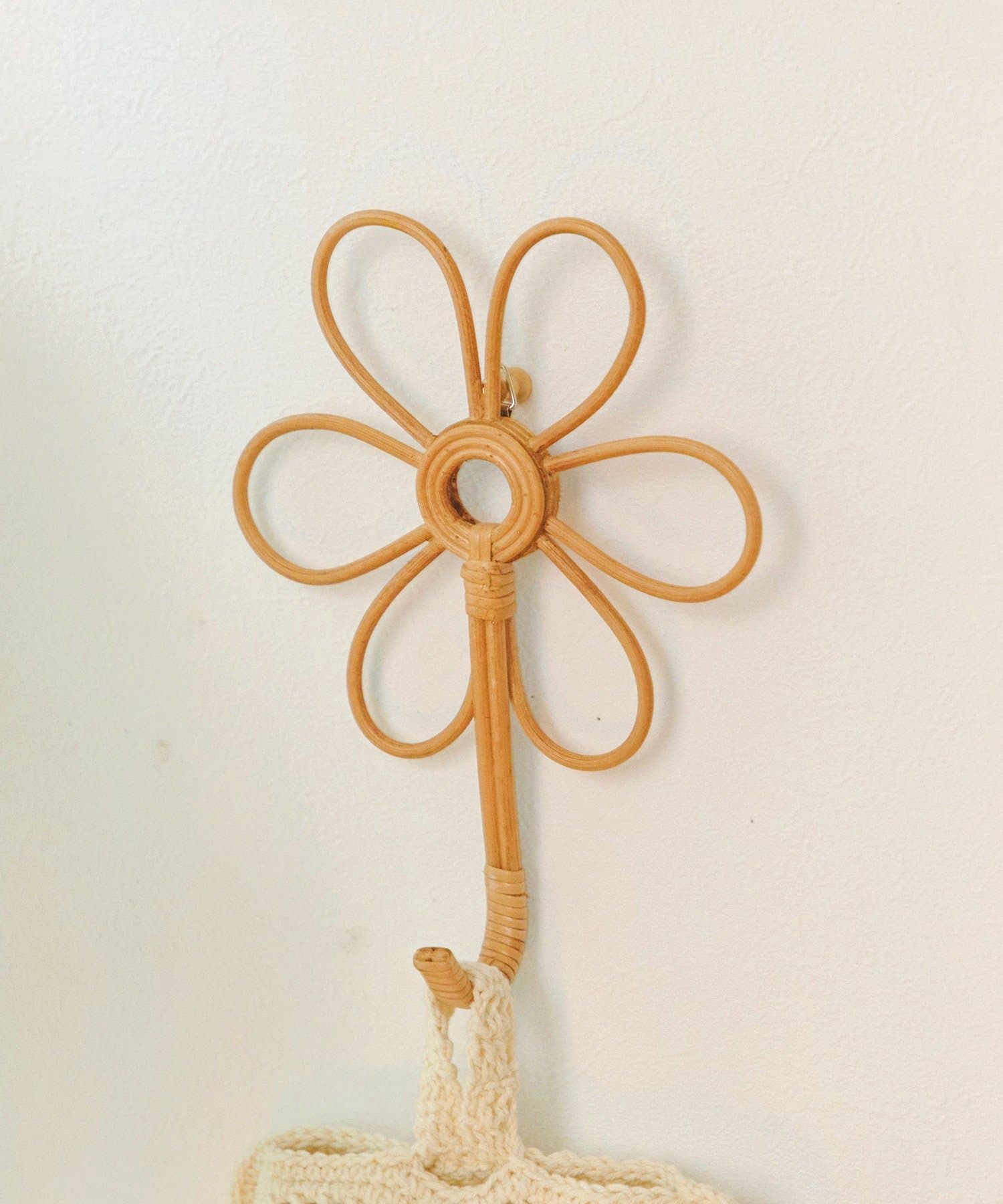 salut!(サリュ) ラタンフラワーウォールフック／mignon