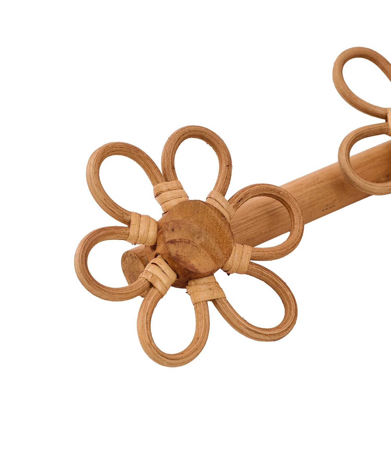 salut!(サリュ) ラタンフラワーウォールフック4連／mignon