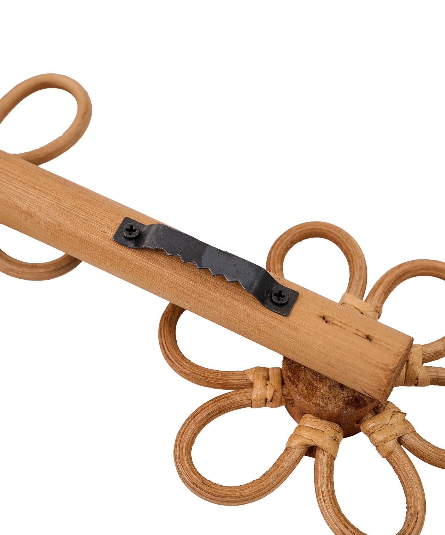 salut!(サリュ) ラタンフラワーウォールフック4連／mignon