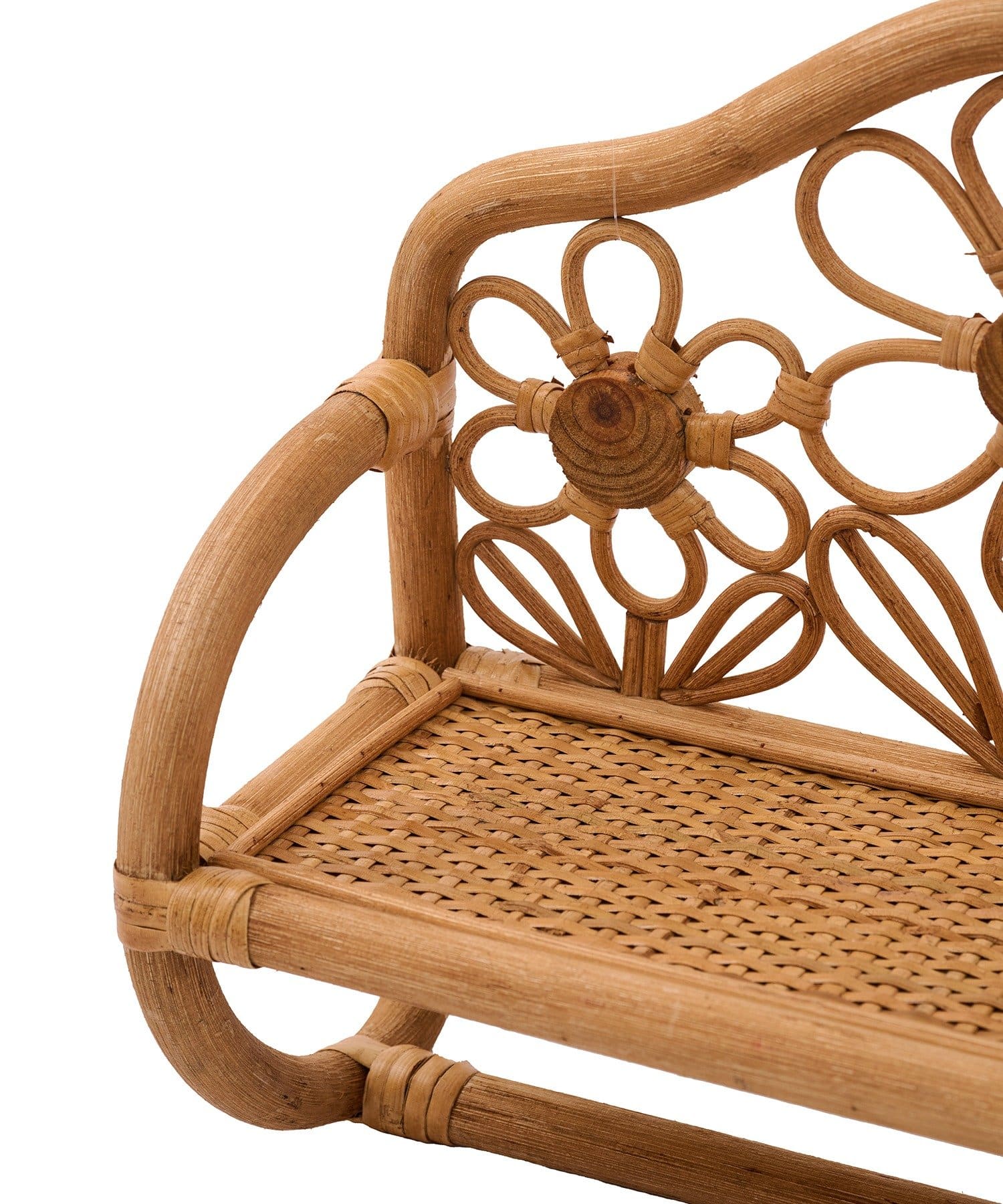 salut!(サリュ) ラタンフラワーウォールシェルフ／mignon