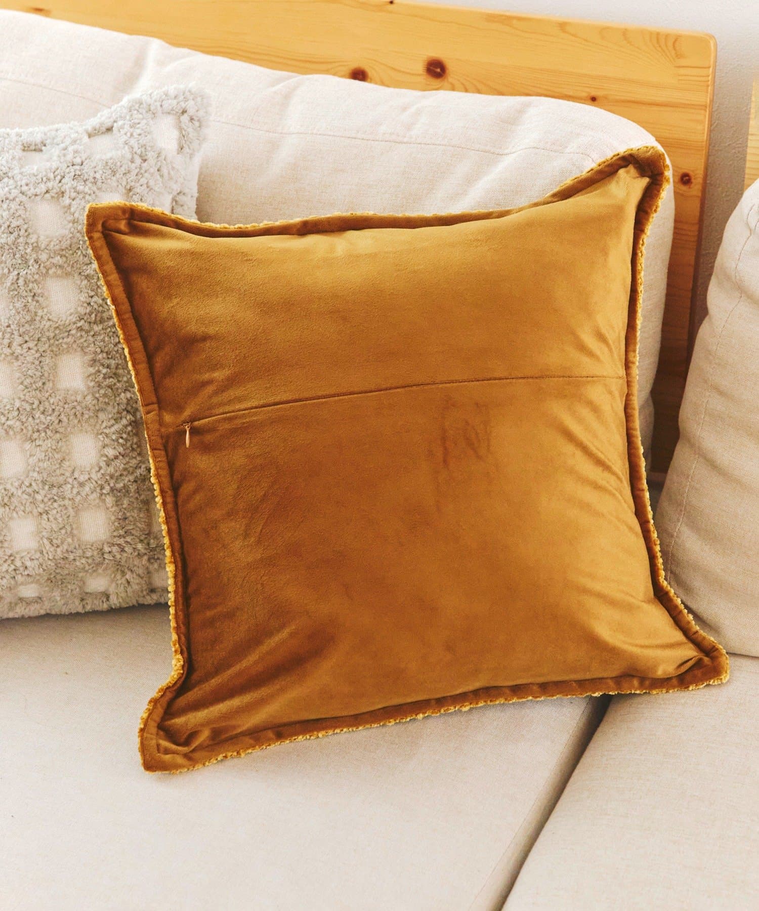 salut!(サリュ) シェニールクッションカバー：45×45cm