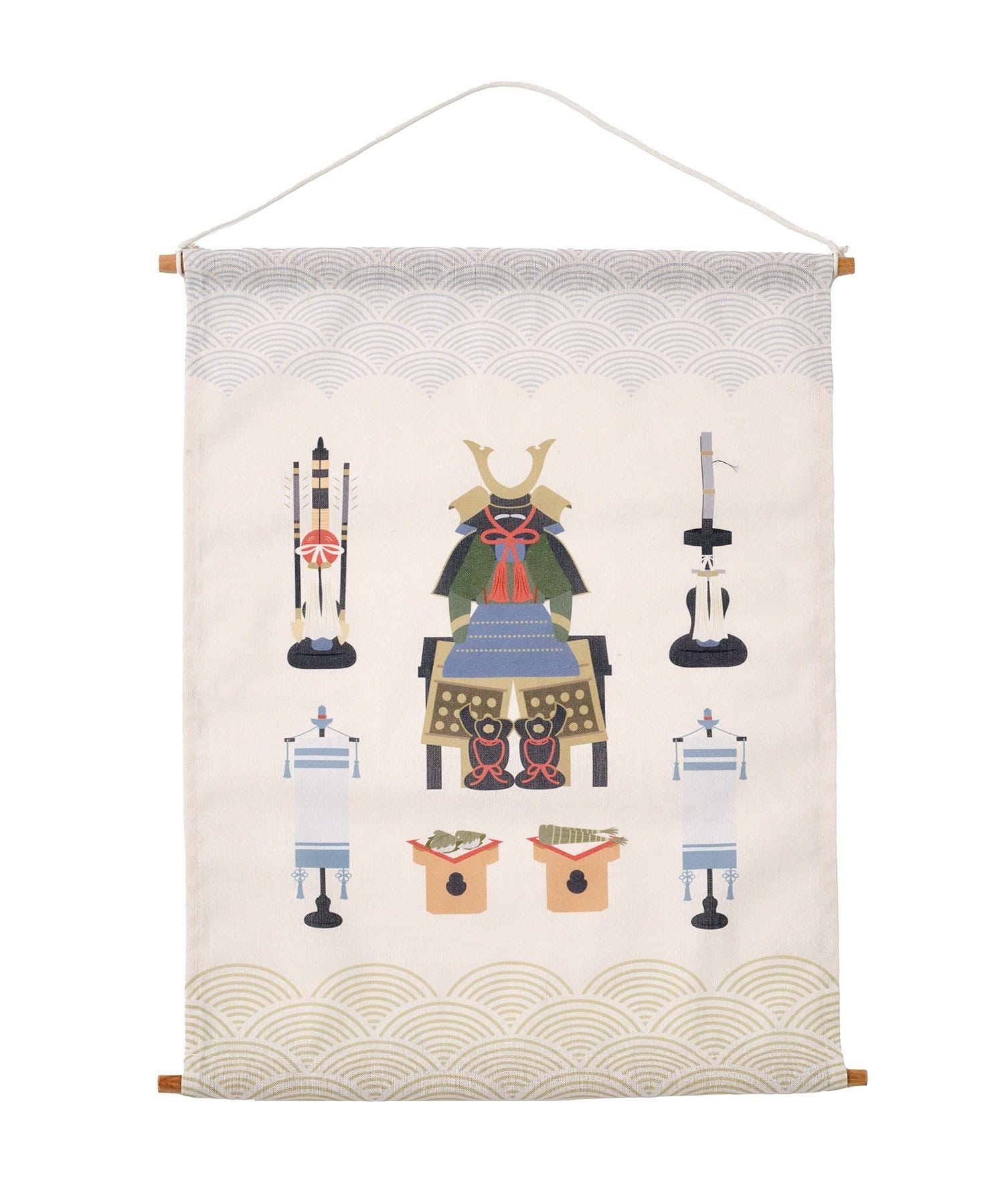 salut!(サリュ) 《WEB限定商品》兜飾りタペストリー／こどもの日