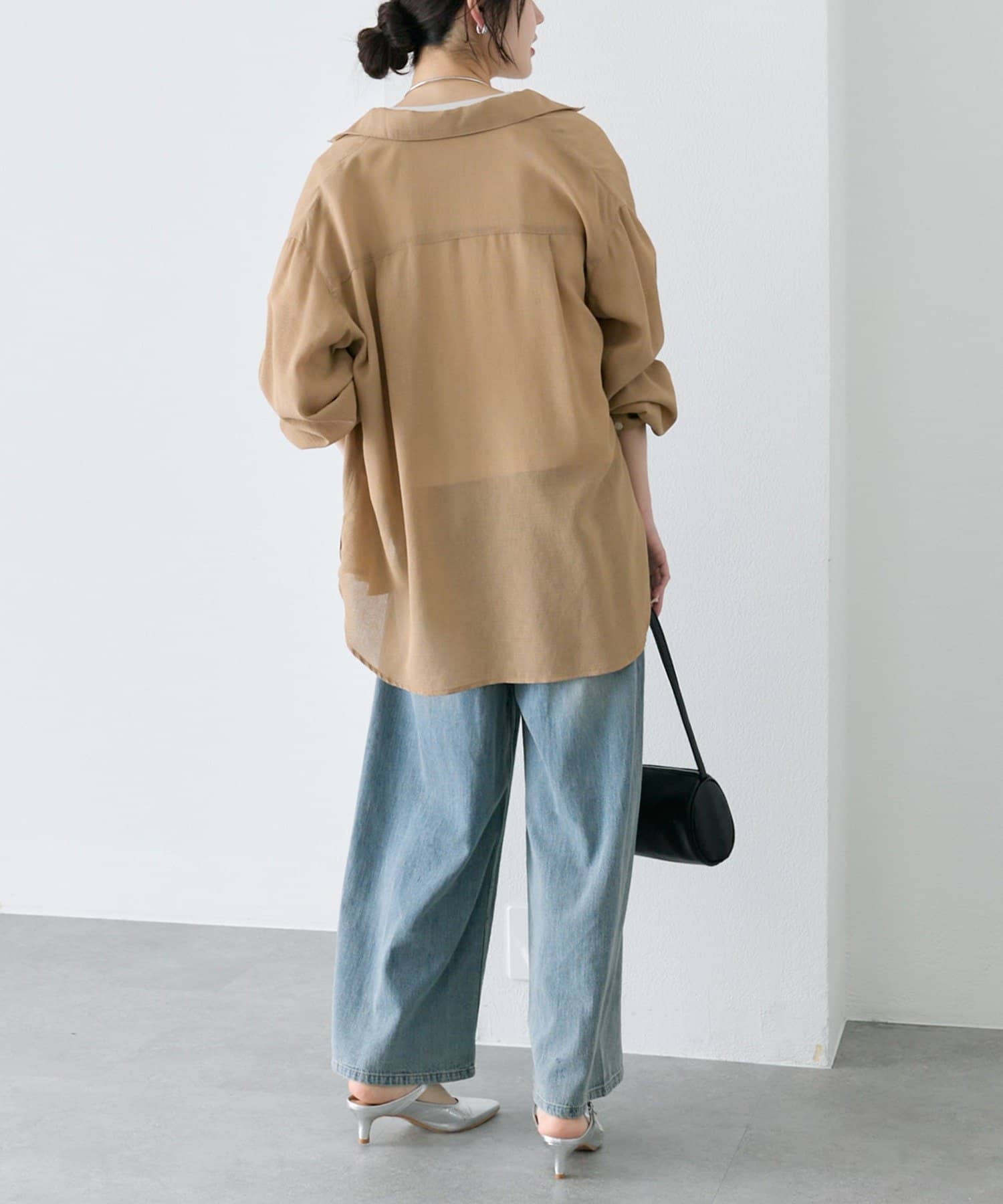 PUAL CE CIN(ピュアルセシン) ダブルポケットメッシュシャツ