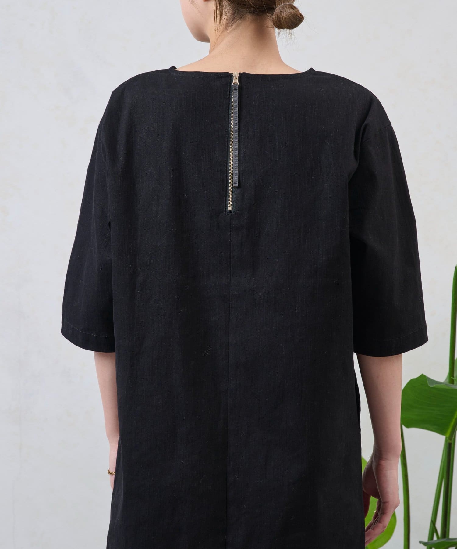 Jena　espace merveilleux(ジェナ　エスパスメルヴェイユ) コットンストレッチワンピース