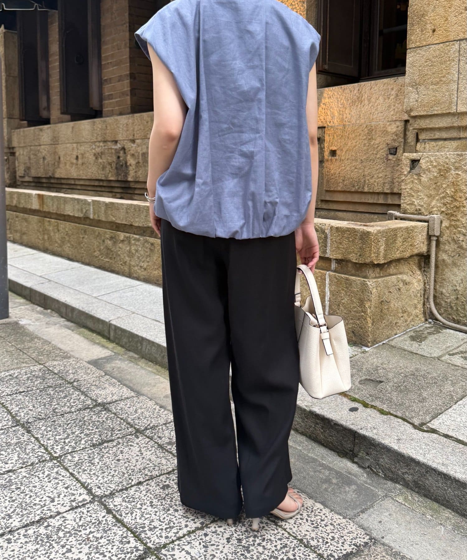 Jena　espace merveilleux(ジェナ　エスパスメルヴェイユ) テンセルリネンイージーパンツ