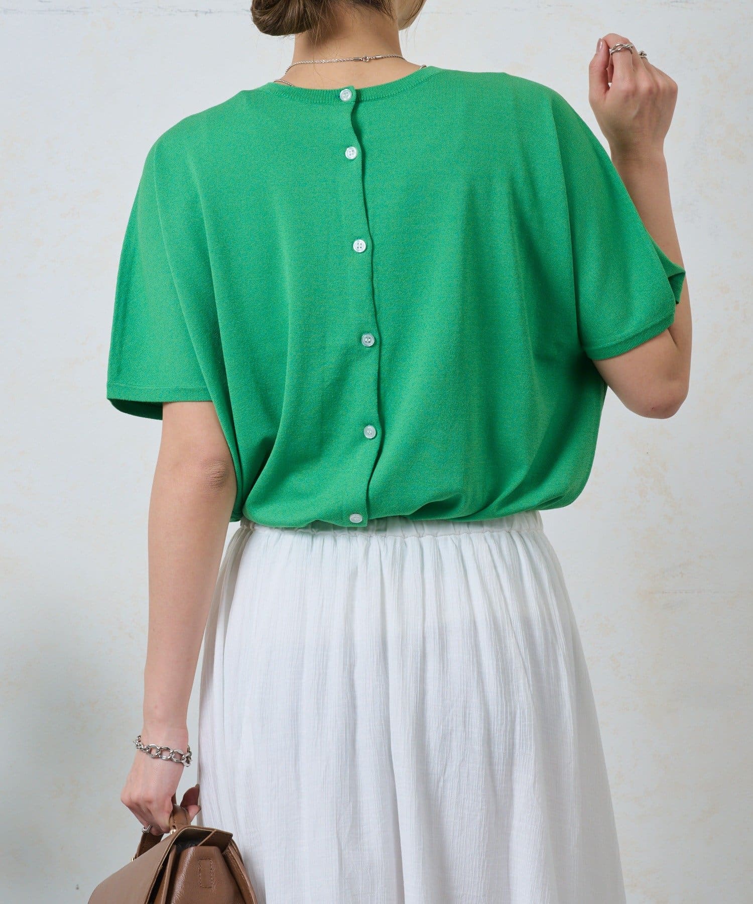 Jena　espace merveilleux(ジェナ　エスパスメルヴェイユ) 2WAYドルマンニットカーデ