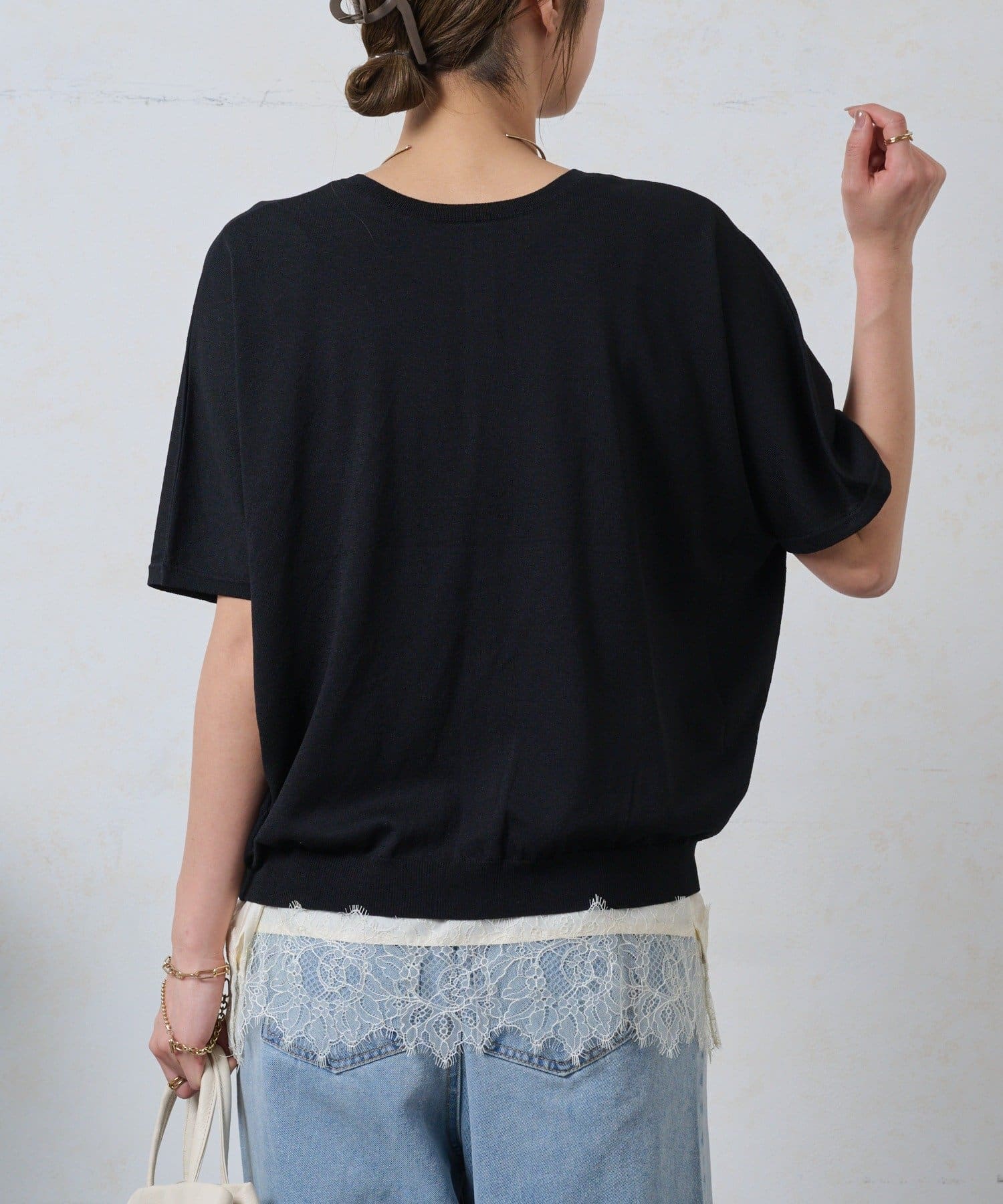 Jena　espace merveilleux(ジェナ　エスパスメルヴェイユ) 2WAYドルマンニットカーデ