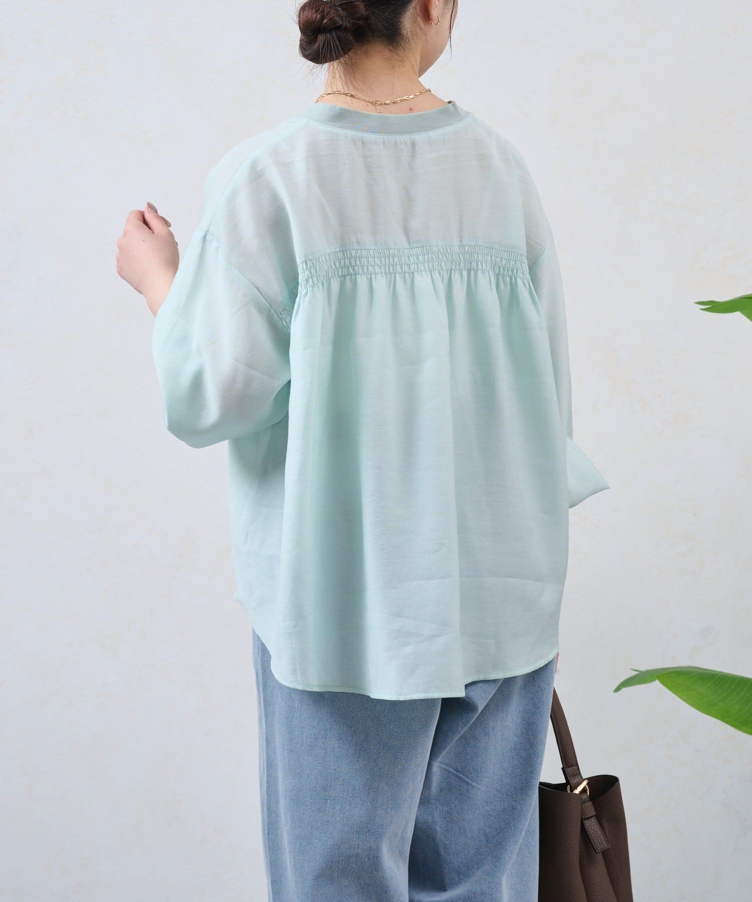 Jena　espace merveilleux(ジェナ　エスパスメルヴェイユ) WEB限/シアーシャツカーディガン