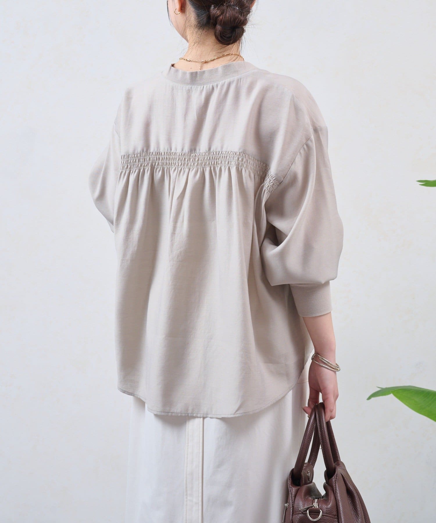 Jena　espace merveilleux(ジェナ　エスパスメルヴェイユ) WEB限/シアーシャツカーディガン