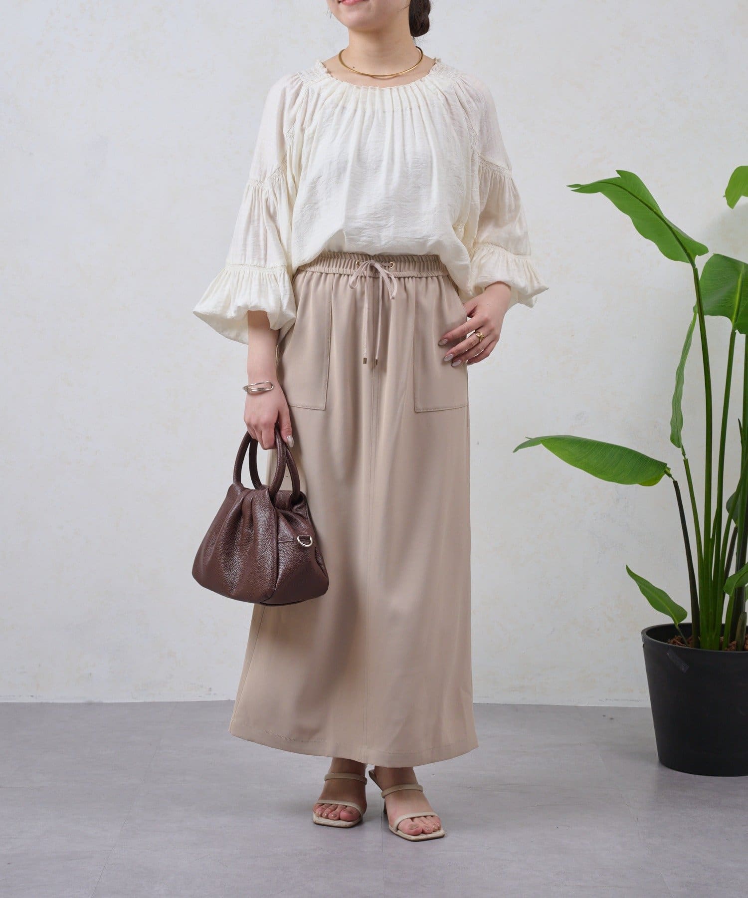 Jena　espace merveilleux(ジェナ　エスパスメルヴェイユ) トロミナロースカート