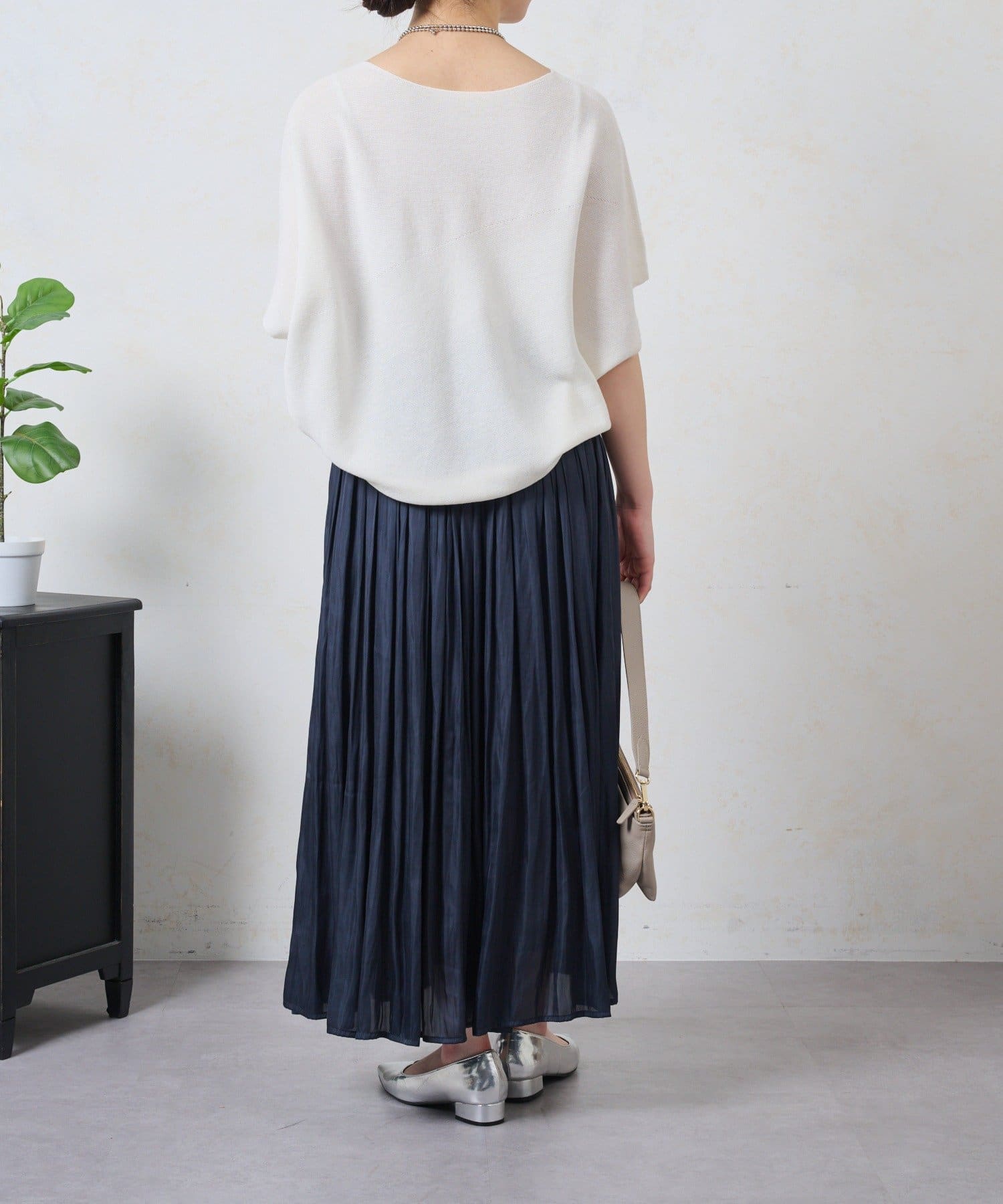 Jena　espace merveilleux(ジェナ　エスパスメルヴェイユ) 細ラインフレアスカート