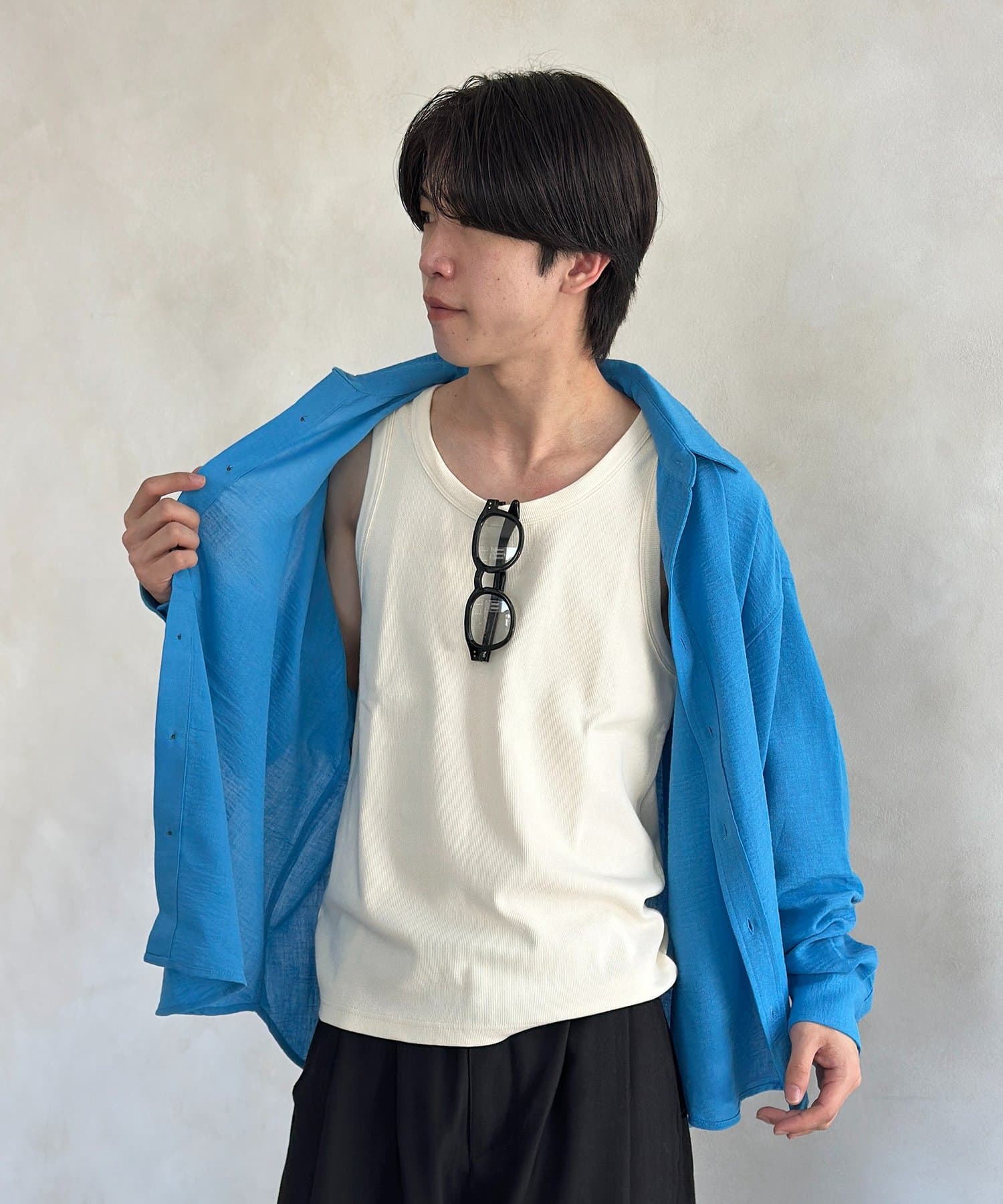 CPCM(シーピーシーエム) スパンリブタンクトップ