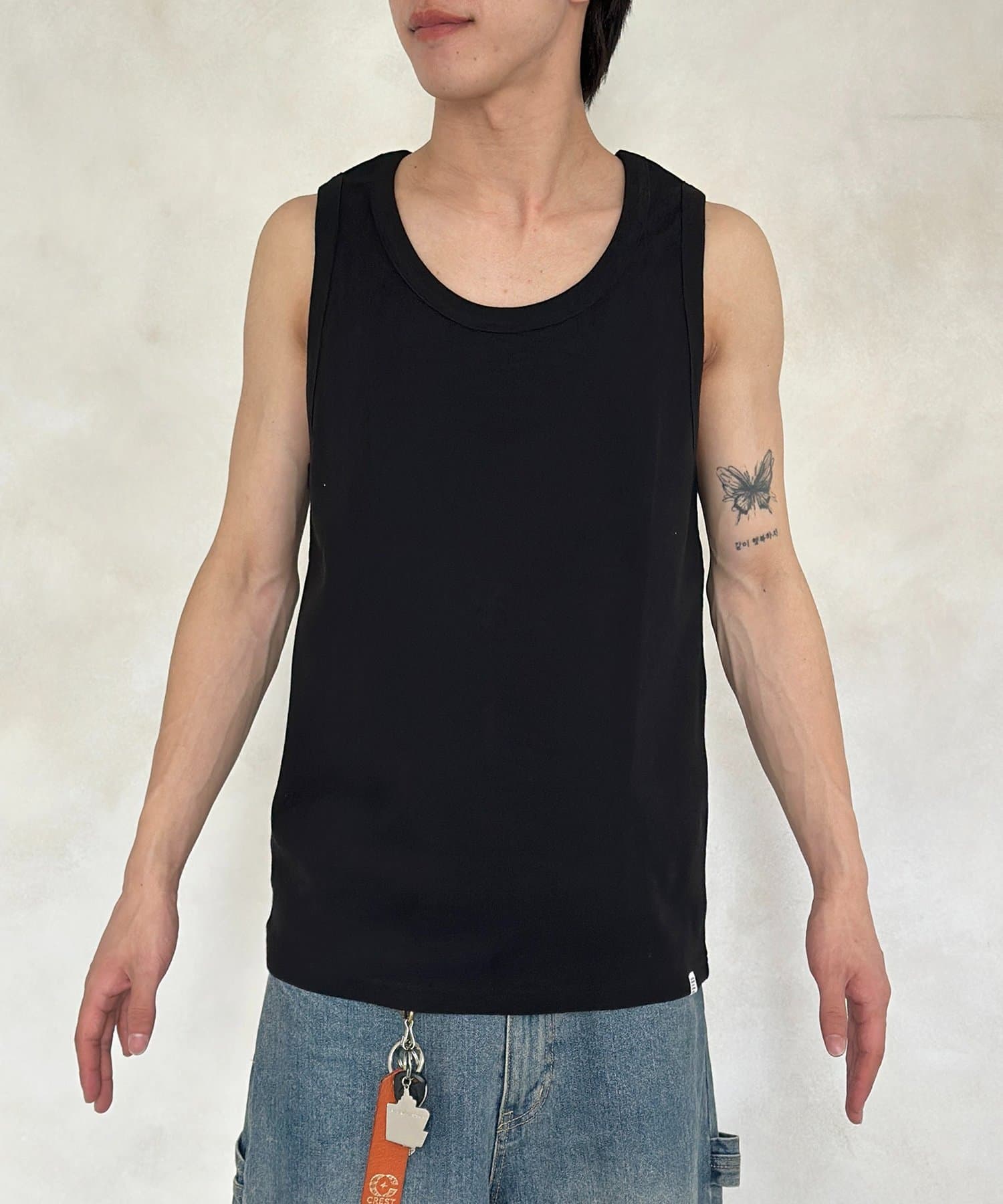 CPCM(シーピーシーエム) スパンリブタンクトップ