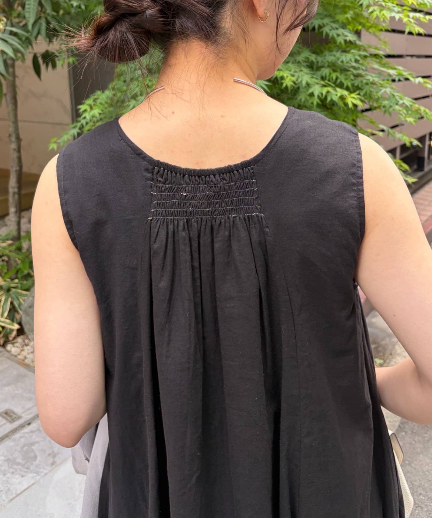 Jena　espace merveilleux(ジェナ　エスパスメルヴェイユ) コットンボイルノースリワンピース