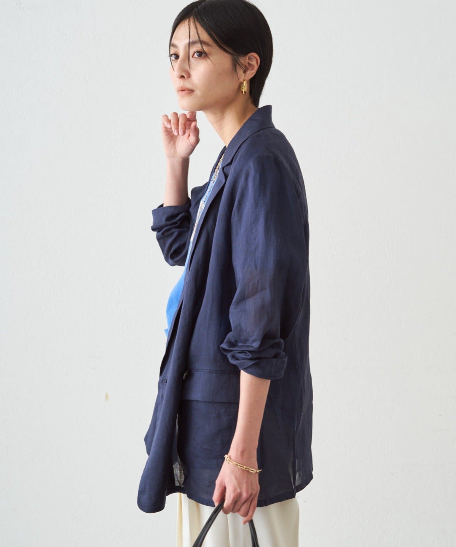 LOUNGEDRESS(ラウンジドレス) リネン100ジャケット