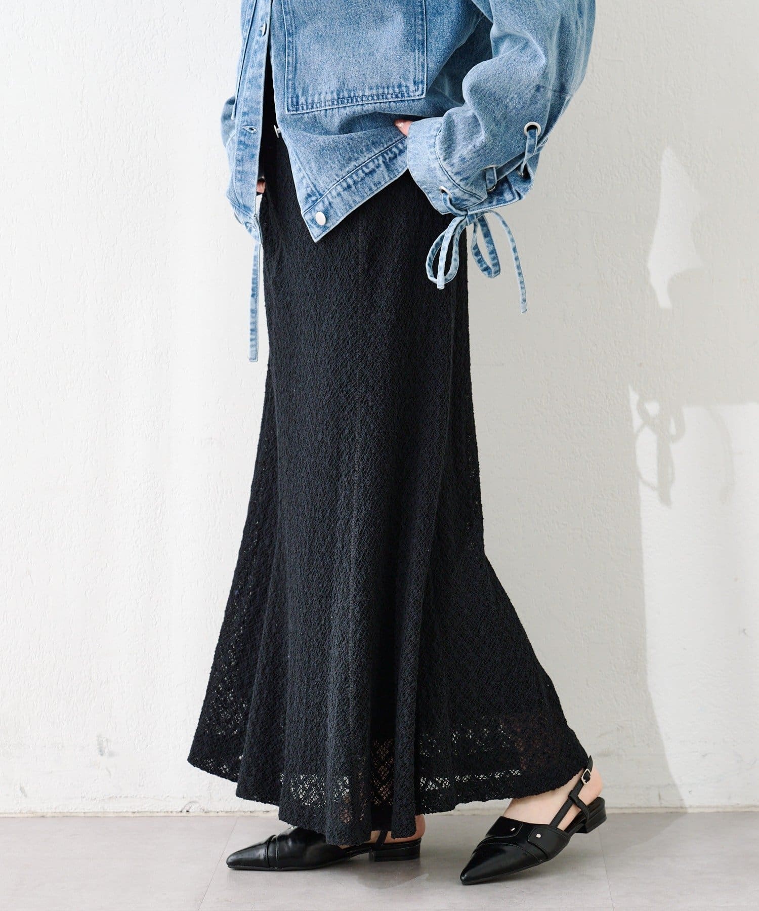 Kastane(カスタネ) 【セットアップ対応】クロスジャガードスカート