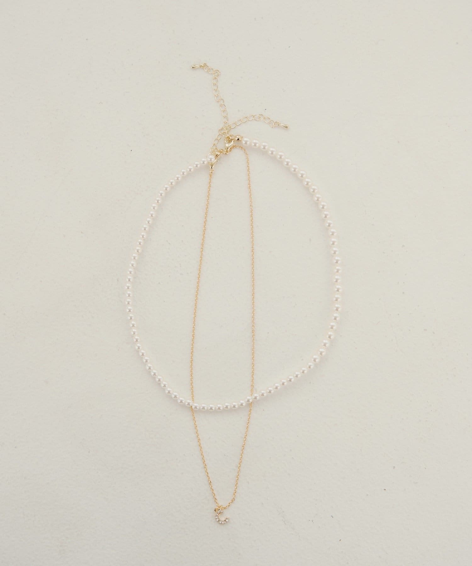 Chico(チコ) ビジューモチーフ+パールネックレス