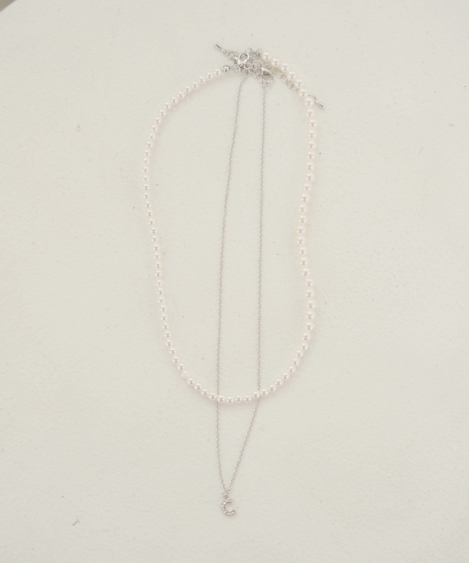 Chico(チコ) ビジューモチーフ+パールネックレス