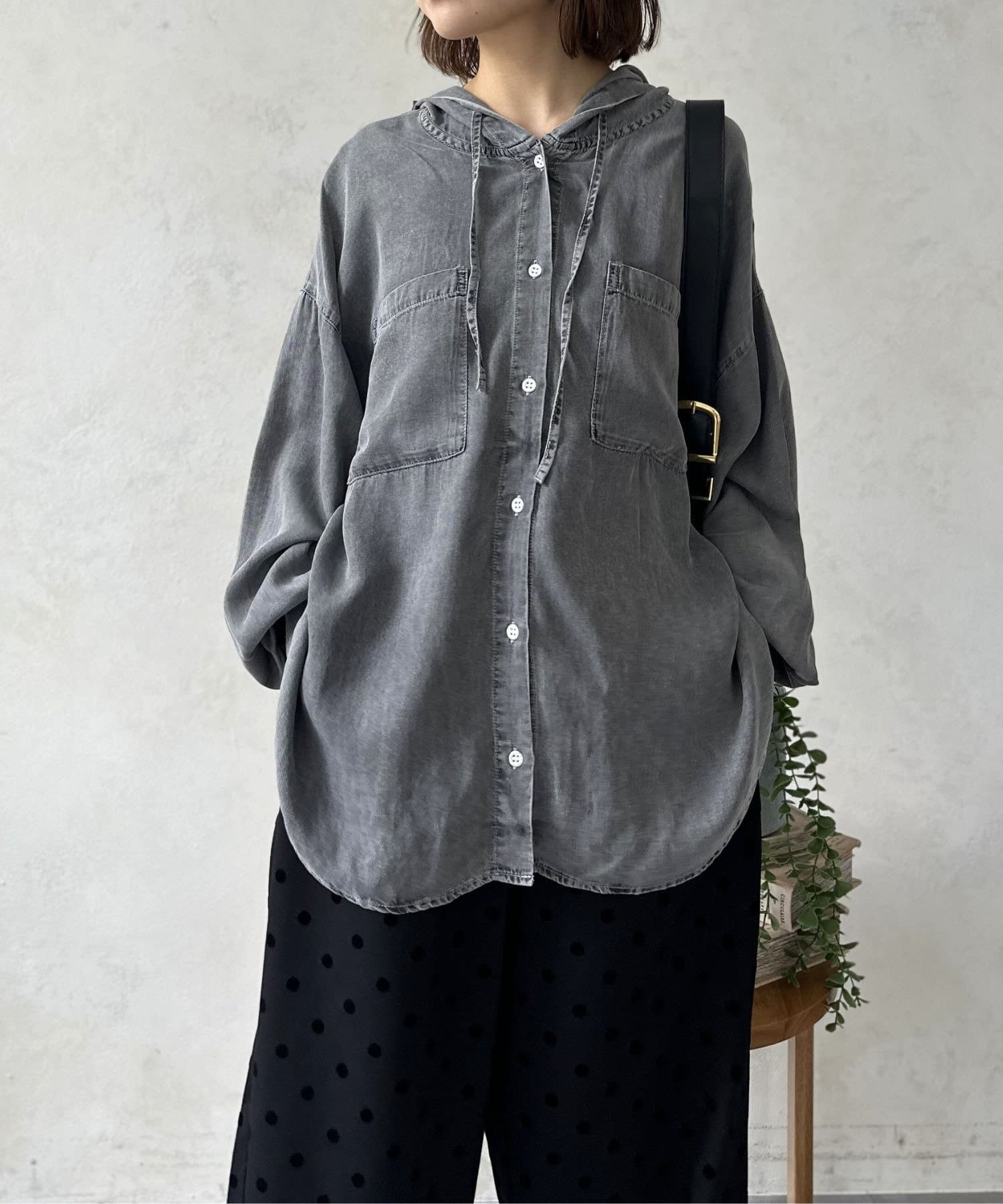 LOCUST(ローカスト) 【着回し力抜群】デニムシャツパーカー