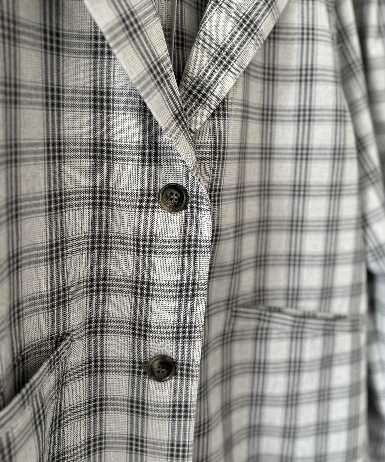 LOCUST(ローカスト) 【セットアップ対応】チェックテーラードジャケット