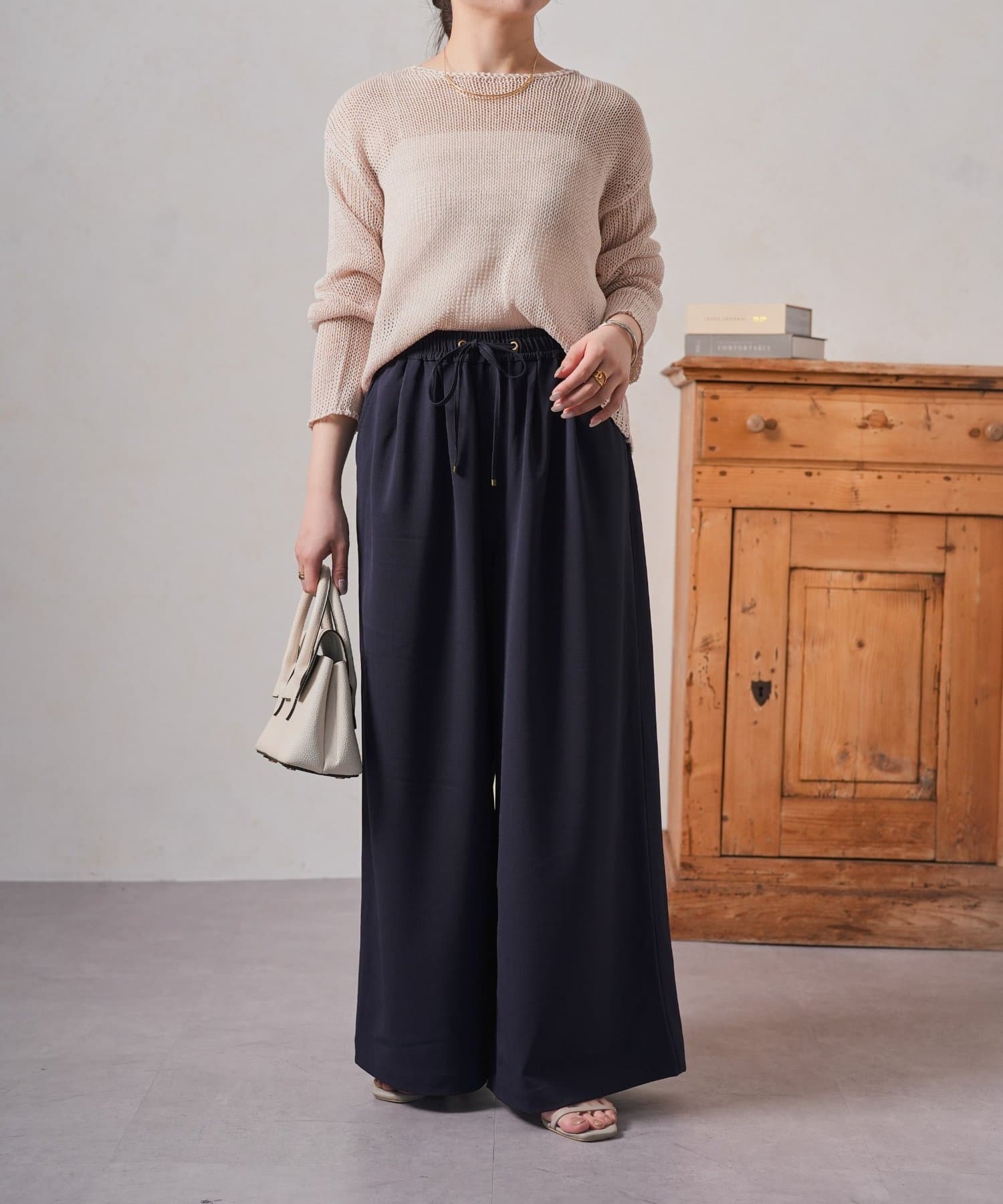 Jena　espace merveilleux(ジェナ　エスパスメルヴェイユ) タックイージーパンツ