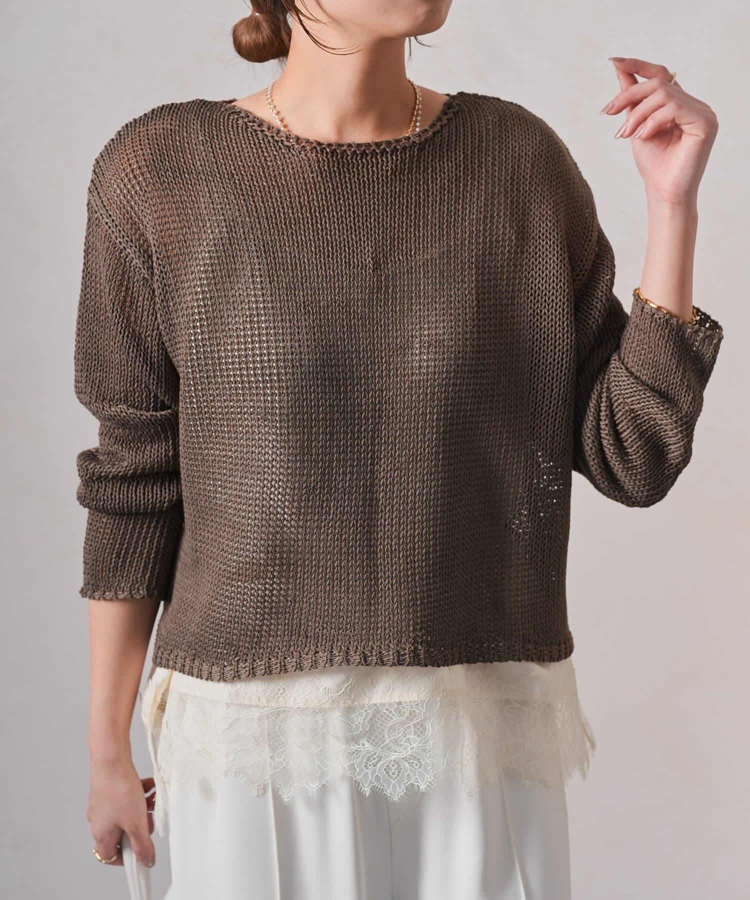 Jena　espace merveilleux(ジェナ　エスパスメルヴェイユ) ペーパーライクニット