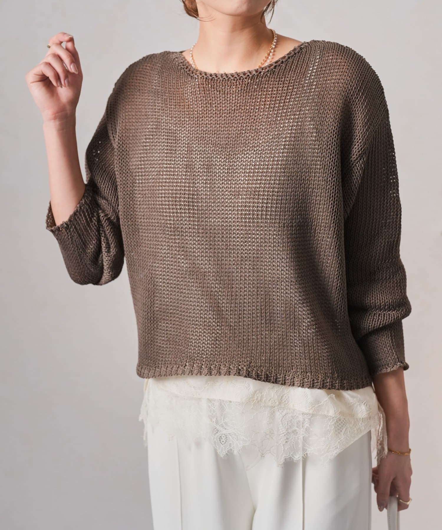 Jena　espace merveilleux(ジェナ　エスパスメルヴェイユ) ペーパーライクニット