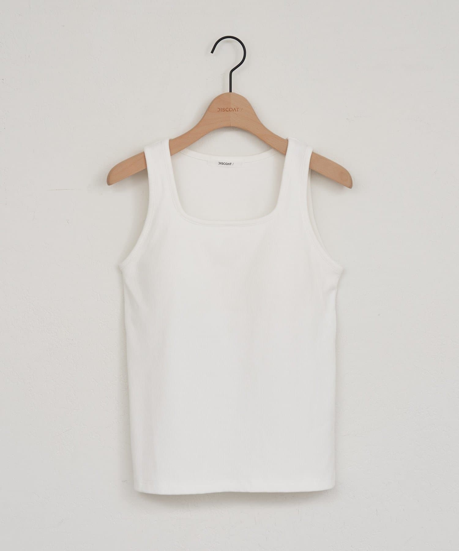 DISCOAT(ディスコート) 【WEB限定】カップ付スクエアタンク