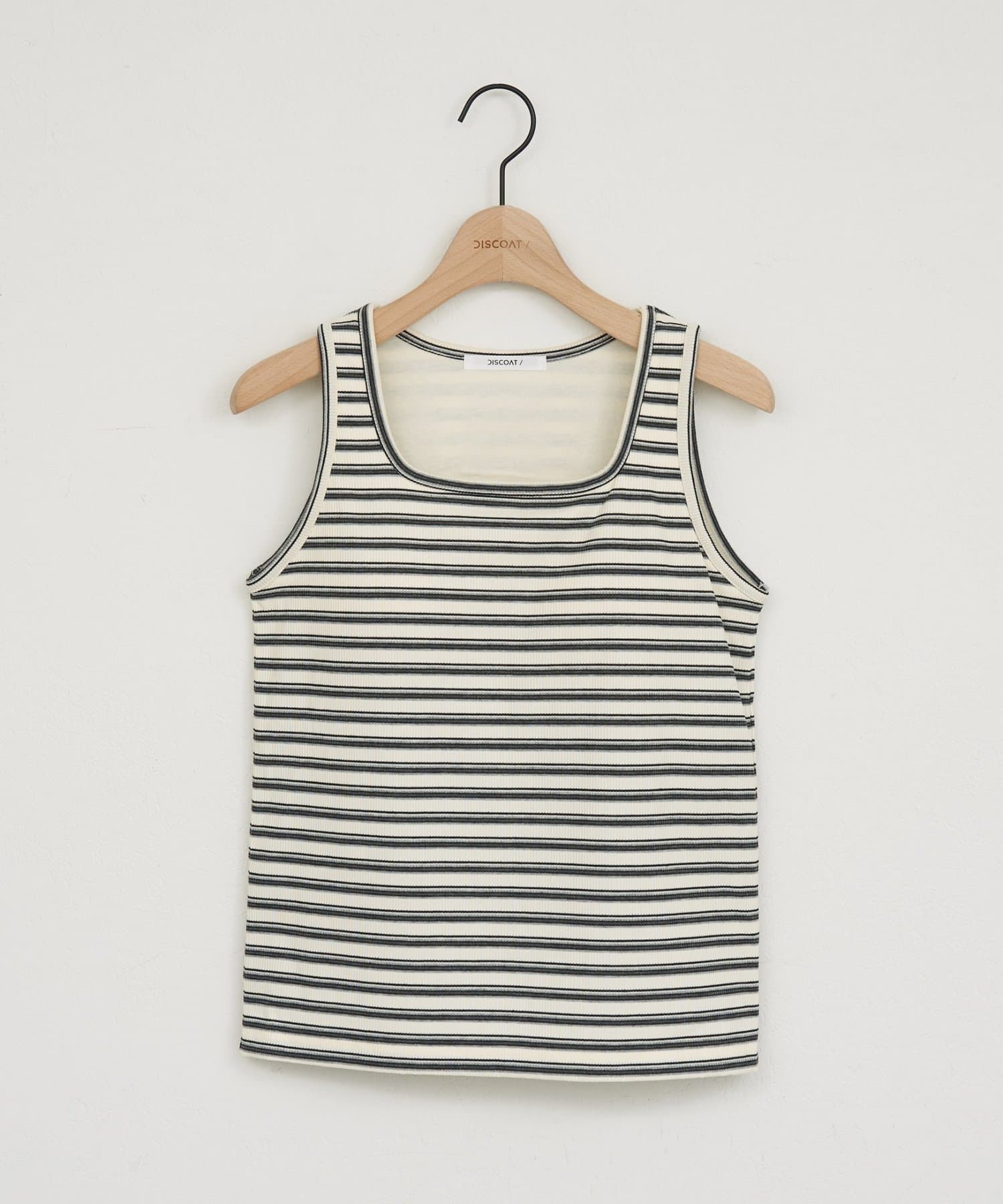 DISCOAT(ディスコート) 【WEB限定】カップ付スクエアタンク