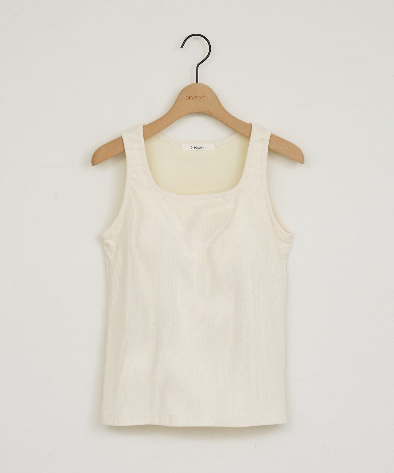 DISCOAT(ディスコート) 【WEB限定】カップ付スクエアタンク