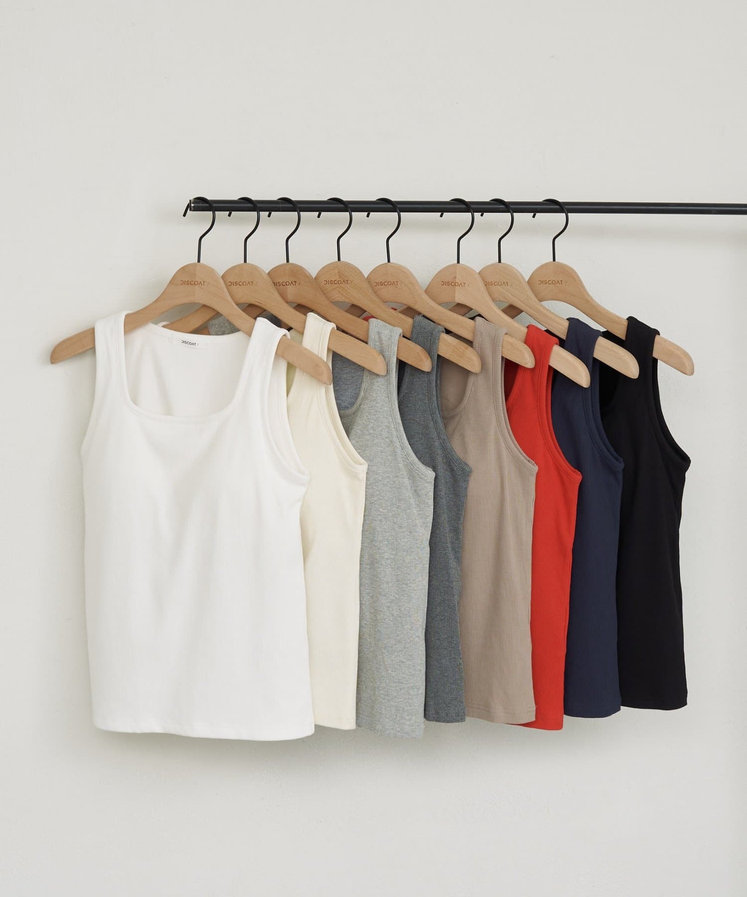 DISCOAT(ディスコート) 【WEB限定】カップ付スクエアタンク