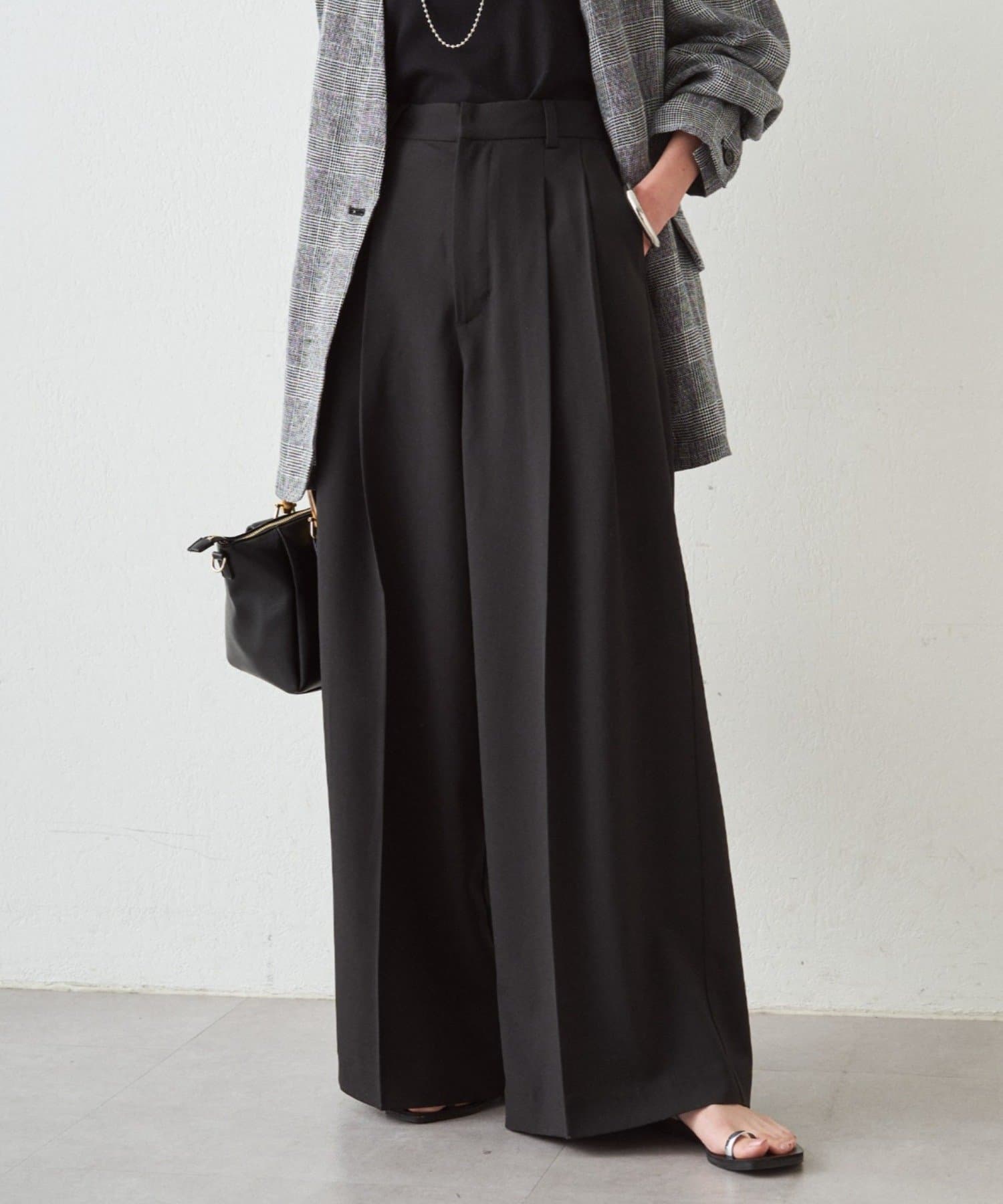 LOUNGEDRESS(ラウンジドレス) NEW2タックワイドパンツ