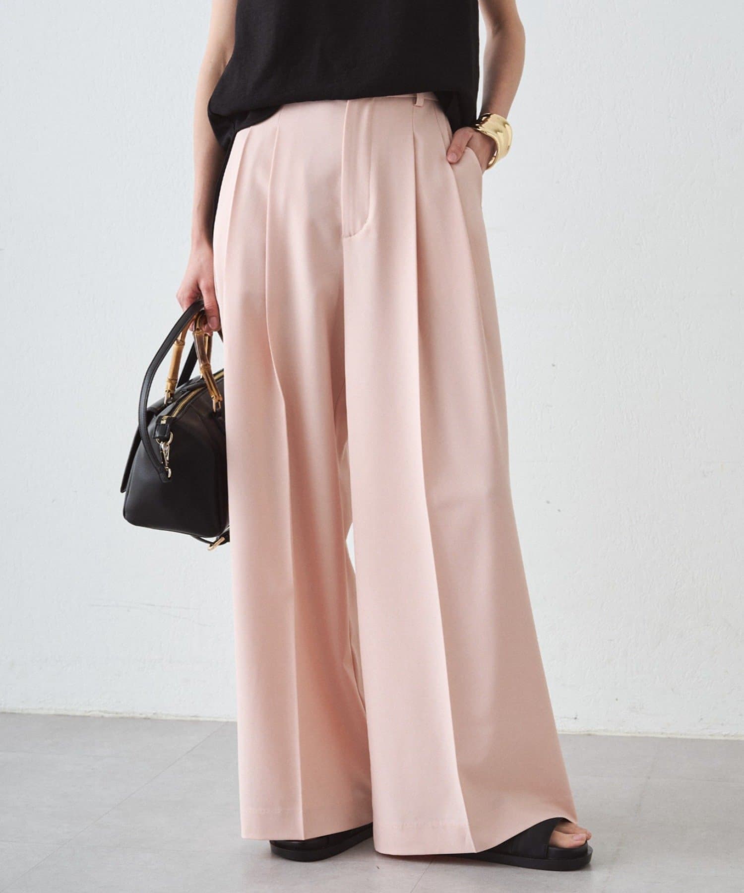 LOUNGEDRESS(ラウンジドレス) NEW2タックワイドパンツ