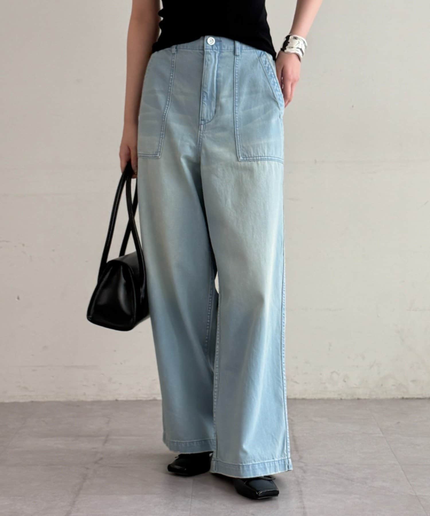 LOUNGEDRESS(ラウンジドレス) ベイカーデニムパンツ