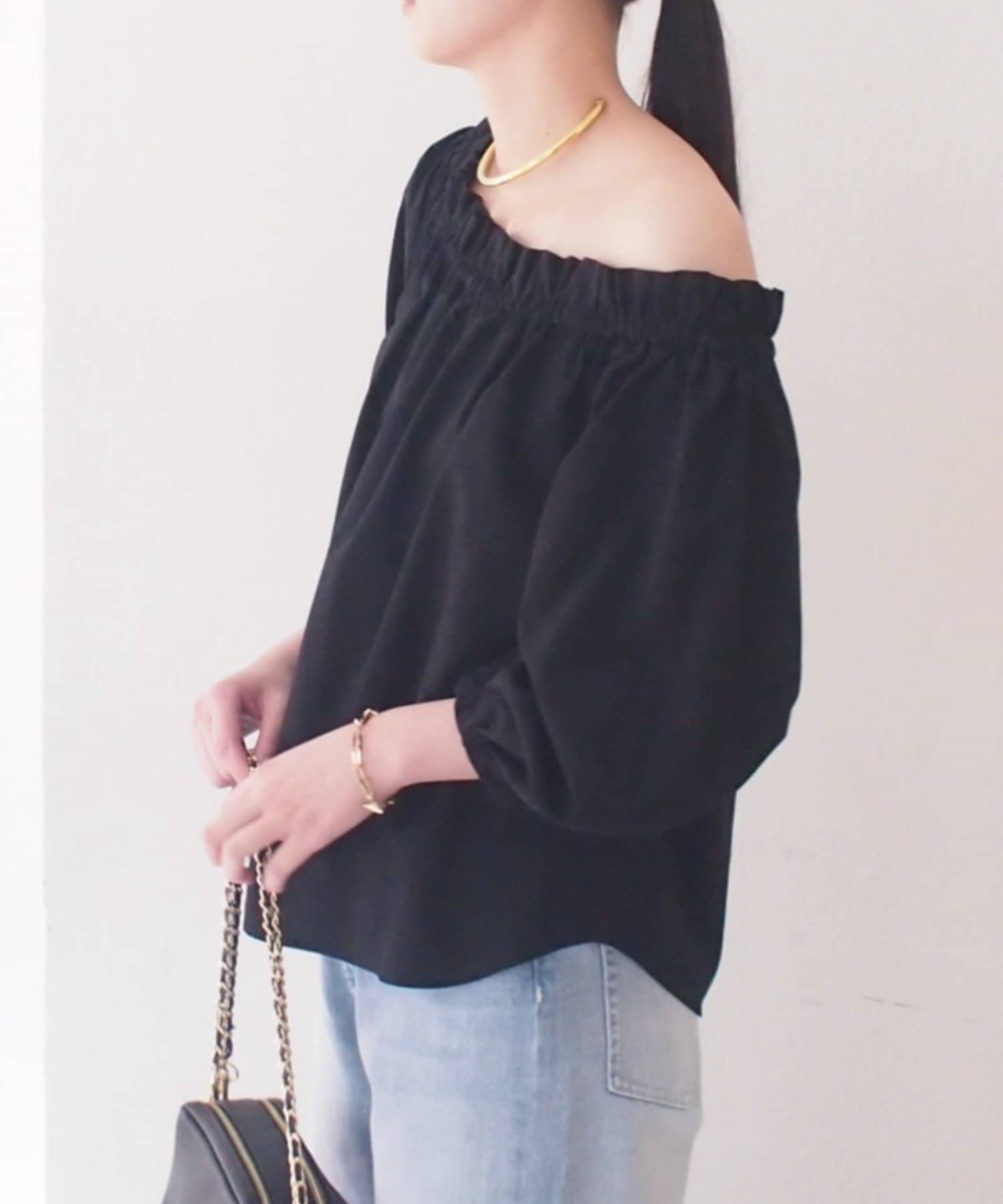 LOUNGEDRESS(ラウンジドレス) オフショルブラウス