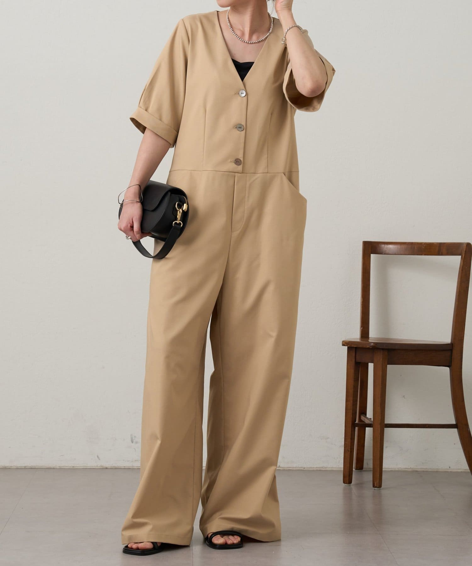 Omekashi(オメカシ) 半袖オールインワン