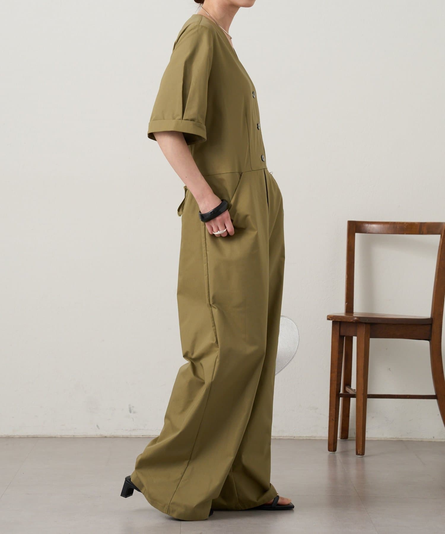 Omekashi(オメカシ) 半袖オールインワン