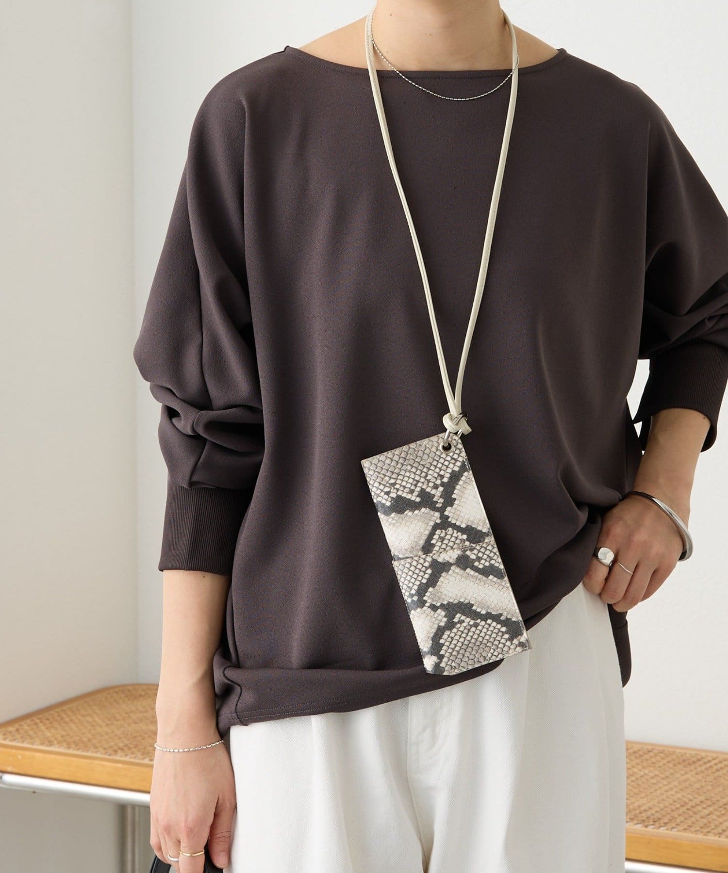 RIVE DROITE(リヴドロワ) 予約【万能ブラウス】カットジョーゼットドルマンプルオーバー