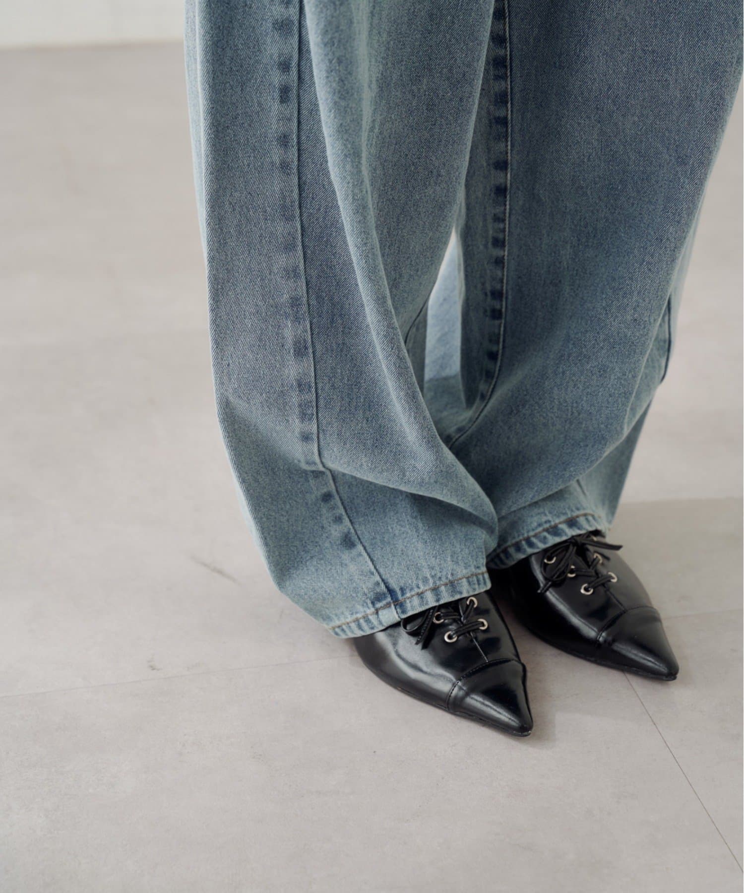 Kastane(カスタネ) 【4/5(日)0:00発売】ヒッコリーカーブパンツ