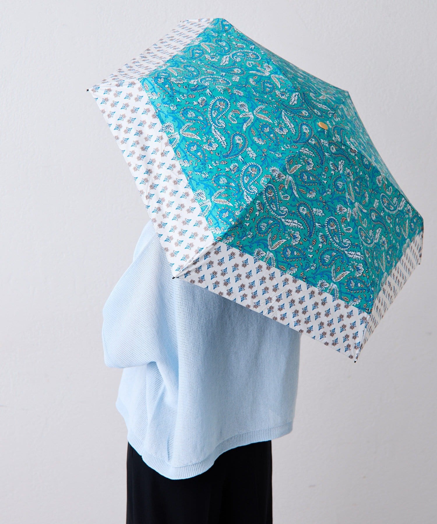 COLLAGE GALLARDAGALANTE(コラージュ ガリャルダガランテ) 【PAPILLONNER/パピヨネ】ペイズリー柄折り畳み傘