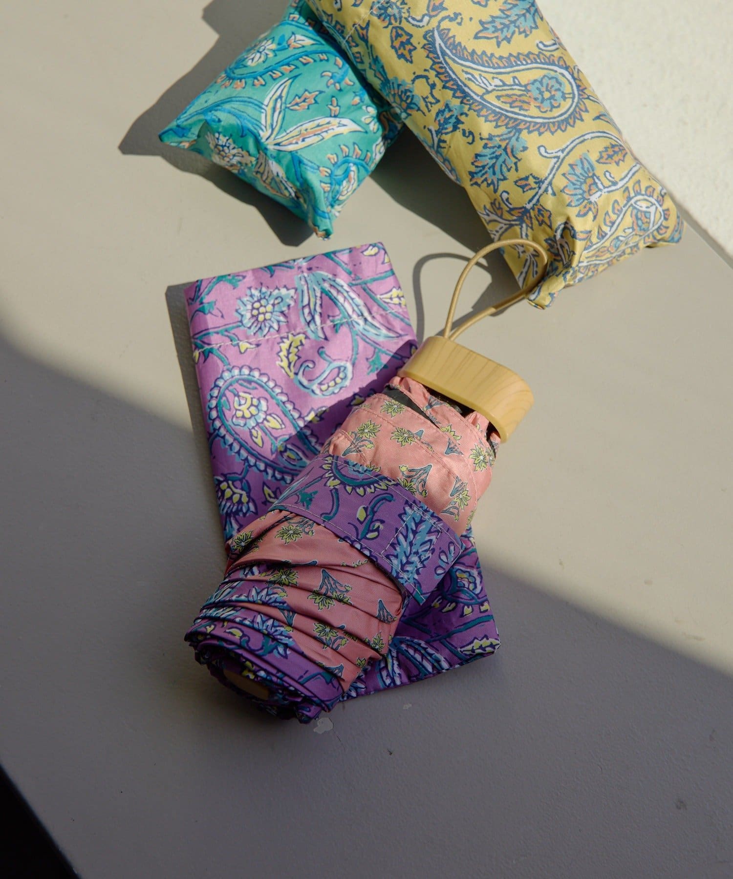 COLLAGE GALLARDAGALANTE(コラージュ ガリャルダガランテ) 【PAPILLONNER/パピヨネ】ペイズリー柄折り畳み傘