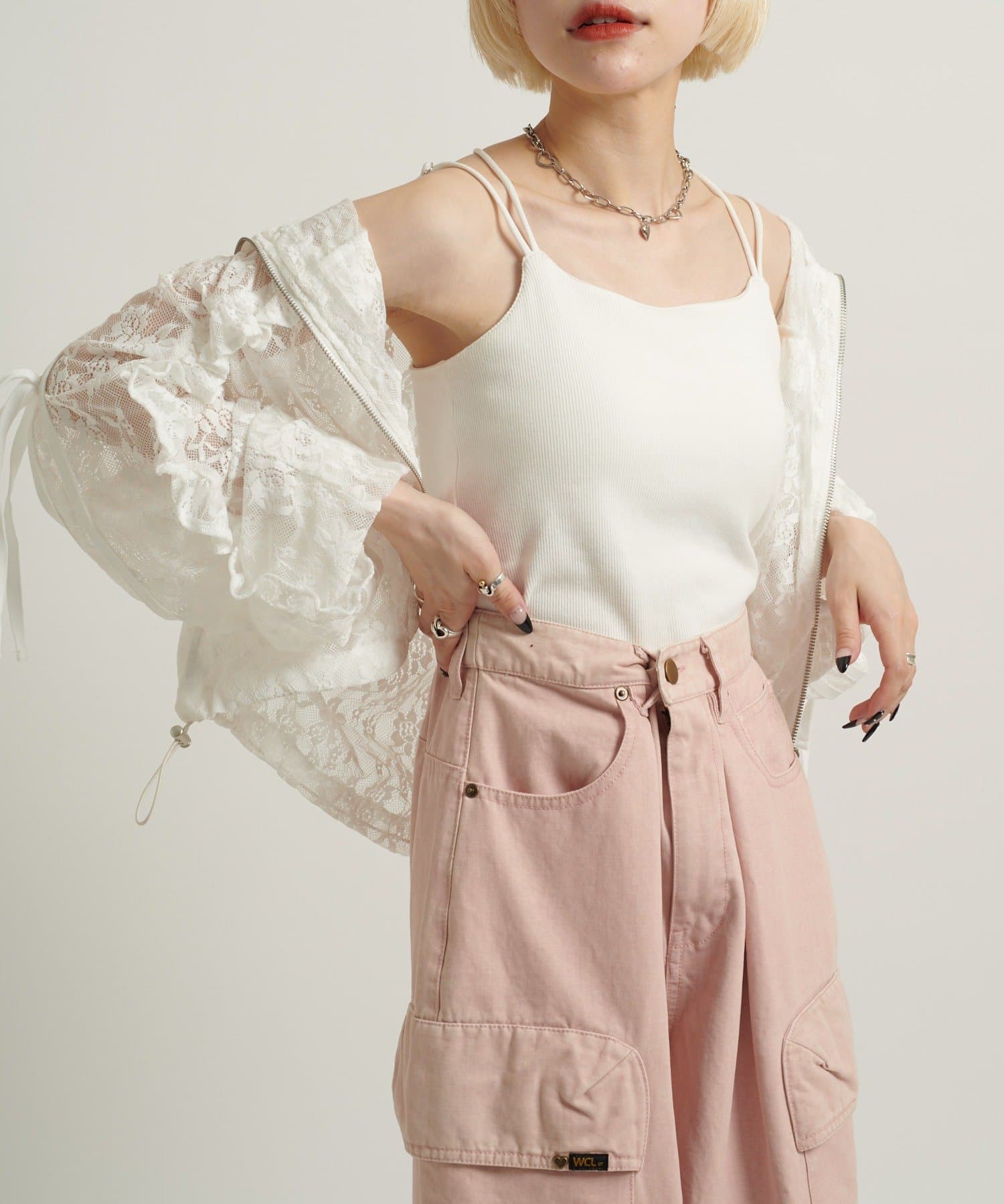 w closet(ダブルクローゼット) カップ付キャミ