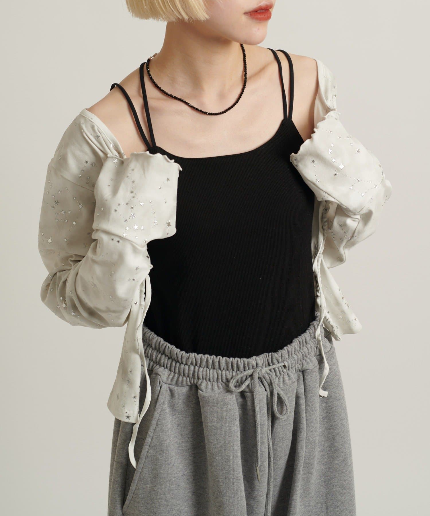 w closet(ダブルクローゼット) カップ付キャミ