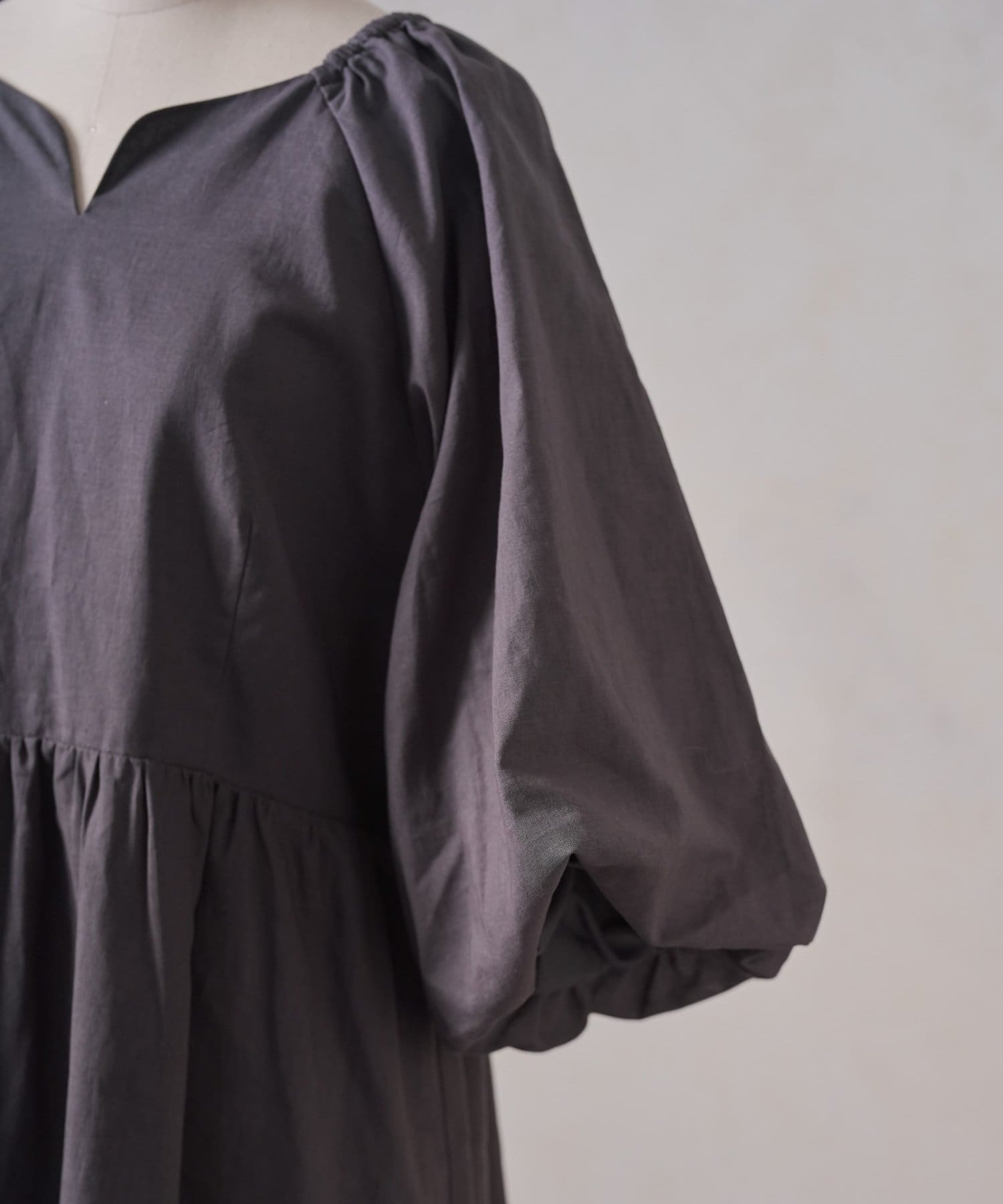 Jena　espace merveilleux(ジェナ　エスパスメルヴェイユ) 【さわ企画】【WEB限定】バルーン袖切替ワンピ