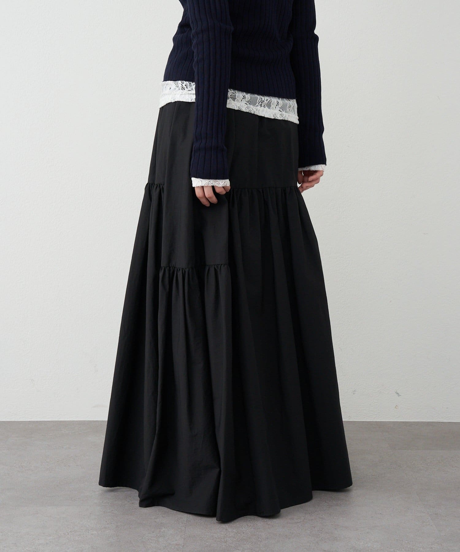 SHENERY(シーナリー) 【26SS予約】タフタボリュームスカート