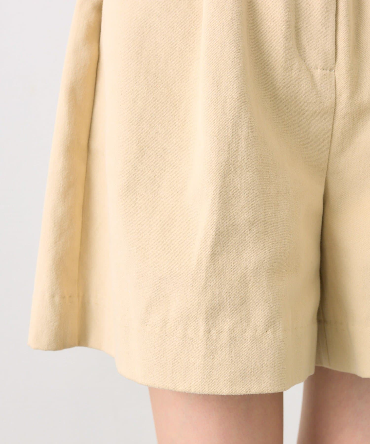 OUTLET(アウトレット) 【mystic】ベルト付きタックキュロット