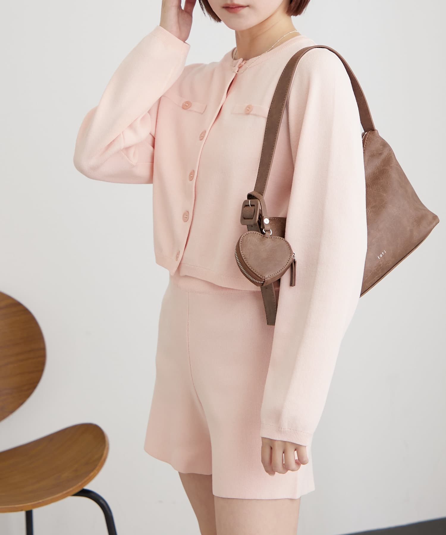 OUTLET(アウトレット) 【mline】ニットショートパンツ