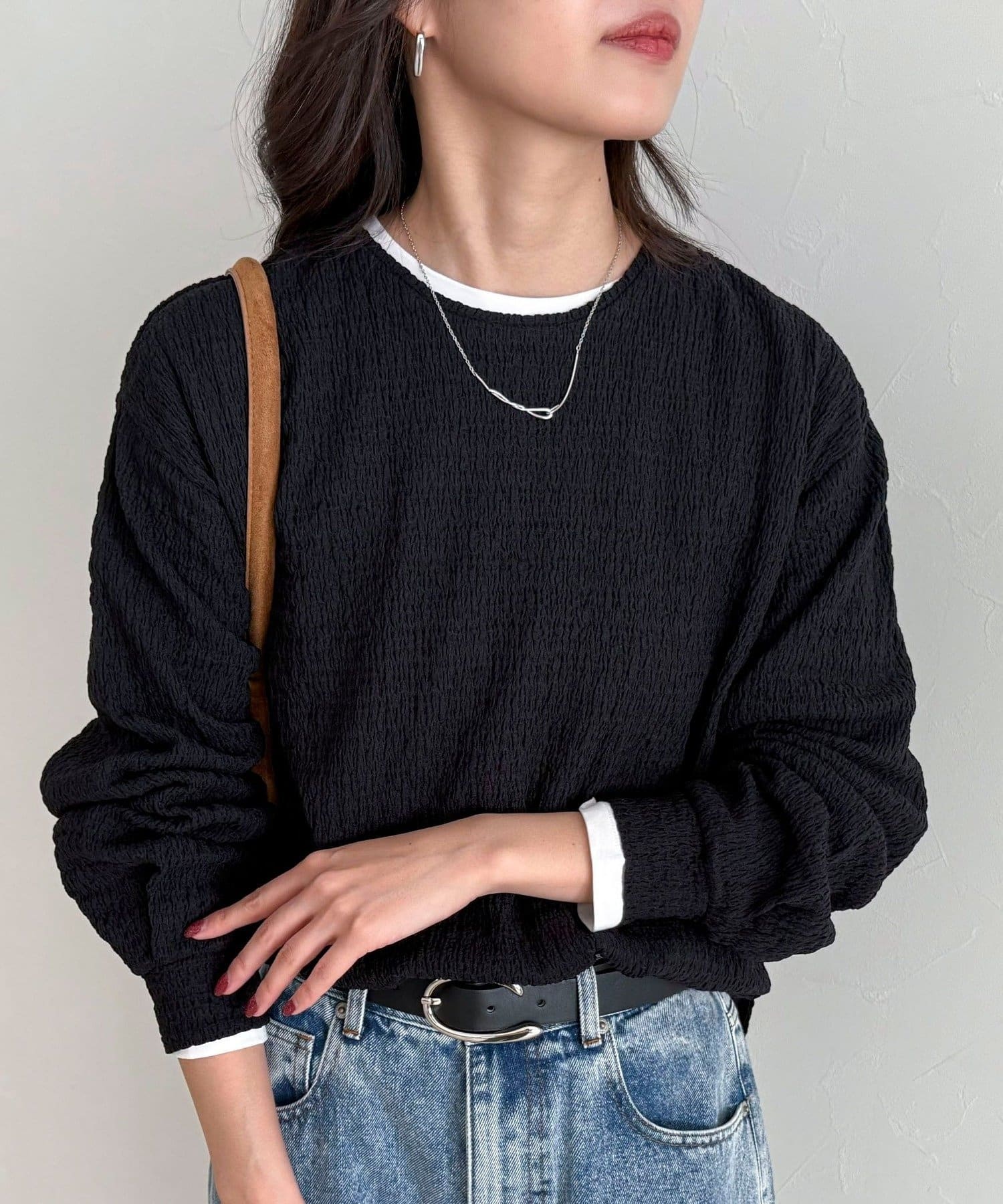 FREDY & GLOSTER(フレディ アンド グロスター) ラウンドヘムカットブラウス